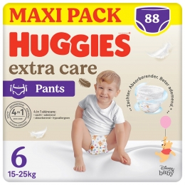 4xHuggiesExtraCarePantsMaat615-25kg22stuks