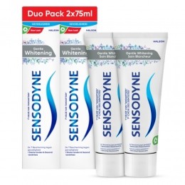 3xSensodyneTandpastaGentleWhiteningDuo2x75ml