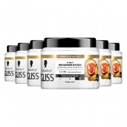 6xGlissHaarmaskerTotalRepairIntense-Repair400ml