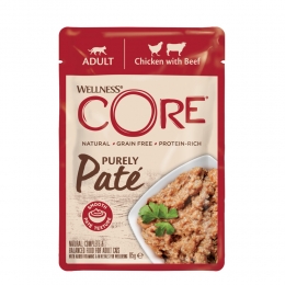24xWellnessCorePurelypateChickenBeef85gr