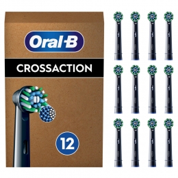 Oral-BOpzetborstelsProCrossActionZwart12stuks