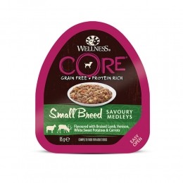 WellnessCoreHondenvoerSmallSavouryMedleysLam-Hert85gr