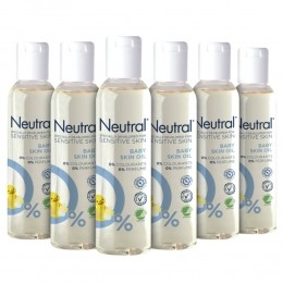 6xNeutralBabyHuidolie150ml