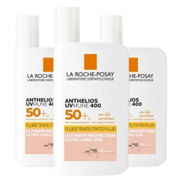 3xLaRochePosayAntheliosOnzichtbareFluideGetintSPF5050ml