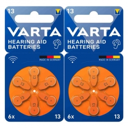 2xVartaHearingAidBatteries13Blister6stuks