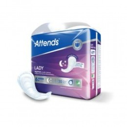 AttendsLadyNightPads30stuks