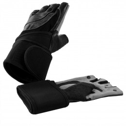 -FitnessHandschoenen-Leer-metpolsbandage-XL-GorillaSports
