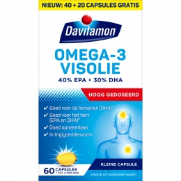 GratisVerzending4xDavitamonOmega-3Visolie60capsules