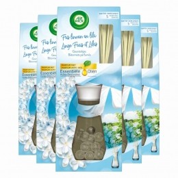 5xAirWickReedsEssentialOilsGeurstokjesSoftCotton33ml