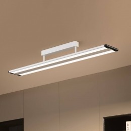 PriosYuelaLEDplafondlampDALI120cmzilver