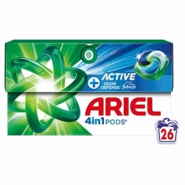Ariel4in1WasmiddelPodsActieveGeurbestrijding26stuks