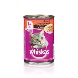 WhiskasBlikAdultBrokjesinSausRund400gr