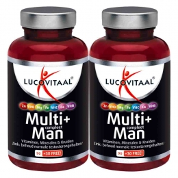GratisVerzending2xLucovitaalMultiCompleetMan120tabletten