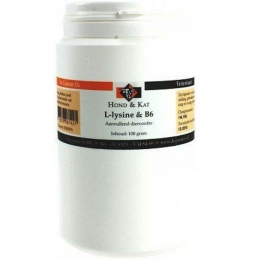 DeGroeneOsL-LysineEnVitB6HondKat100gr