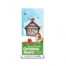TinyFriendsFarmHappyChristmasHeartsVeenbes-Abrikoos120gr