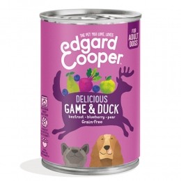 EdgardCooperBlikVersVleesHondenvoerWild-Eend400gr