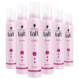 6xTaftStylingMousseCurl200ml