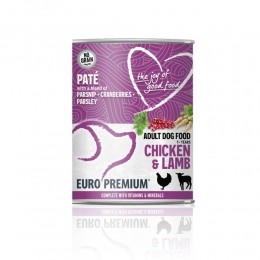 6xEuro-PremiumPatAdultHondenvoerNatChickenLamb400gr