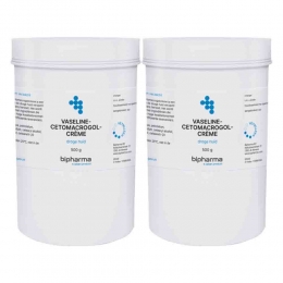 2xBipharmaVaselineCetomacrogolcrme500gr