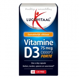 GratisVerzending3xLucovitaalVitamineD375mcgForte80capsules