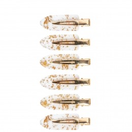 brushworksGoldFlakeNoCreaseHaarclipjes