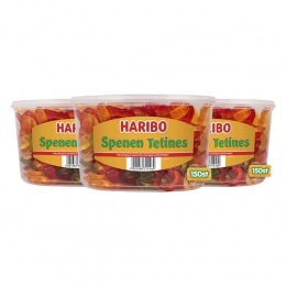 3xHariboSpenen150stuks