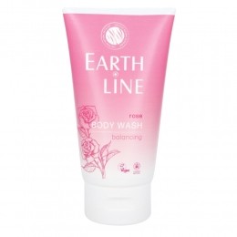 3xEarth-LineBodyWashRose150ml