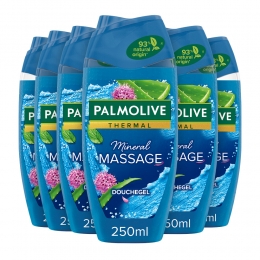6xPalmoliveDouchegelThermalMineralMassage250ml