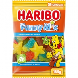 5xHariboFunnyMix185gr