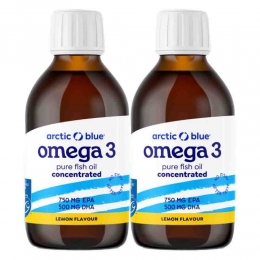 2xArcticBlueVisolieOmega-3EPA750mgDHA500mgCitroensmaak150ml