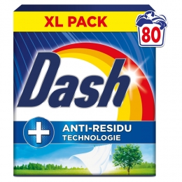 2xDashWaspoederWasdraadFris80Wasbeurten44kg