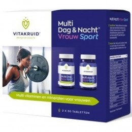 GratisVerzendingVitakruidVrouwSportMultiDagNacht60tabletten