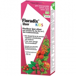 GratisVerzending2xFloradixIJzerElixerKids250ml