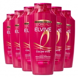 6xLOralElviveColorViveShampoo400ml