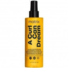 MatrixACurlCanDreamScrunchNGoDefinirendeSpraymet230CHittebeschermingvoorGolf-enKruldefinitie150ml