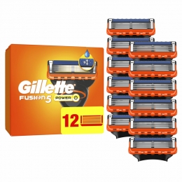 GilletteScheermesjesFusion5Power12stuks