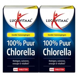 GratisVerzending2xLucovitaalChlorellaPuur200tabletten