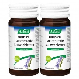 GratisVerzending2xAVogelFocusEnConcentratie30kauwtabletten