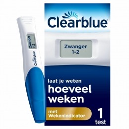 6xClearblueZwangerschapstestmetWekenindicator