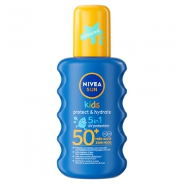 6xNIVEASunProtectHydrateZonnesprayKidsSPF50200ml