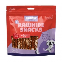 BraaafHondensnackRolSticksVlees-Vis12cm250gr