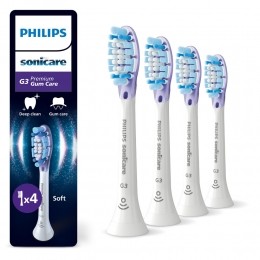PhilipsSonicareOpzetborstelsPremiumGumCareG3Wit4stuks
