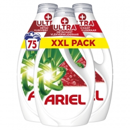 ArielVloeibaarWasmiddelUltraVlekverwijderaar75Wasbeurten3375ml