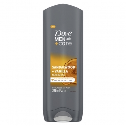 3xDoveDouchegelMenCareSandalwoodVanilla250ml