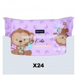 24xSenceBabyKidsWipesHandFaceRefreshing24x40960stuks