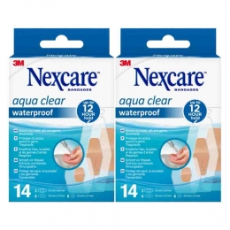 2xNexcarePleisterWaterproof3Maten14stuks