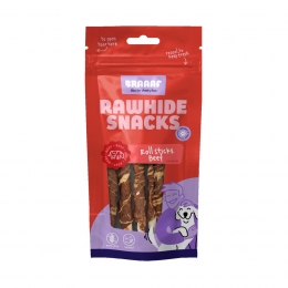 BraaafRolsticksHondensnackVleesVis12cm80gr