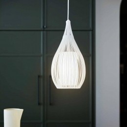 BeaconLightingBeaconhanglampSoliswitmetaalglas19cm