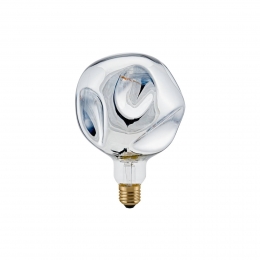 SigorLEDlampGiantBallE274W918dimbaarzilver-metaal