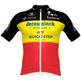 DECEUNINCK-QUICKSTEPShirtmetkortemouwenPRRBelgischekampioen2021